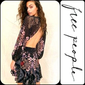 🌺 Free People Seven Wonders Mini Dress